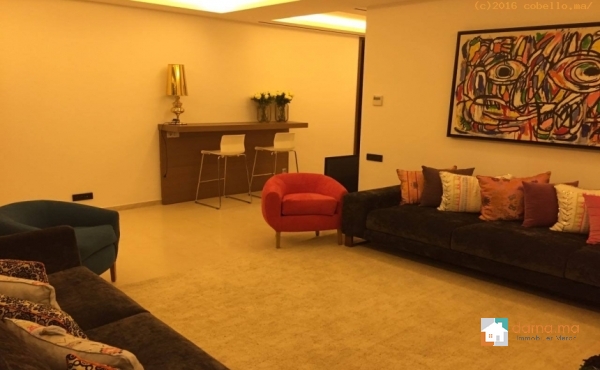 Appartement meublé de charme en location à Rabat Souissi